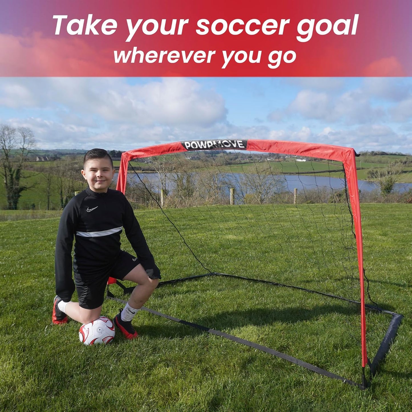 Double Soccer Goals for Backyard-Portable Soccer Goal
